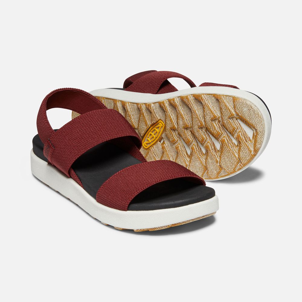 Sandalias de playa Keen Mexico Rojos - Mujer Elle Backstrap - YU5718903